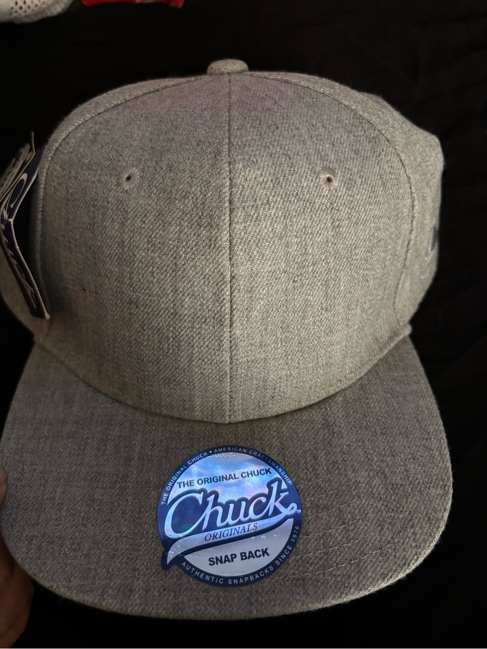 Chuck originals gray SnapBack